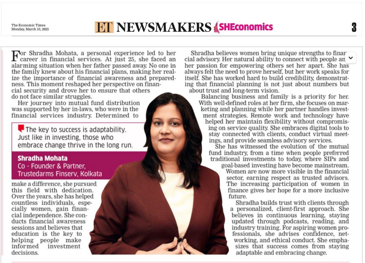 ET Newsmaker - Shradha - SHEconomics